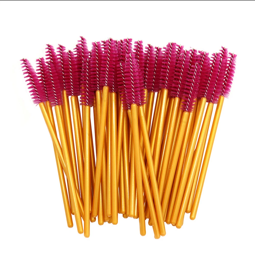 Wholesale 50Pcs Disposable Eyelash Brushes Mascara Wands Applicator Wand Comb Makeup Tool Kit | Красота и здоровье