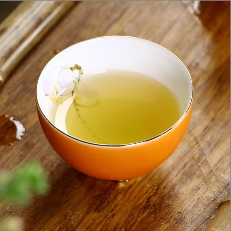 Высокое качество 6 шт. ручная роспись Подарочная коробка чашка для чая кунг фу