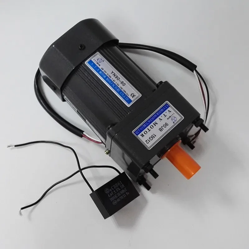 VTV Electric индукционный редукторный двигатель 60 Вт с редуктором YN90 60/ 90JB15G12 220 В|induction
