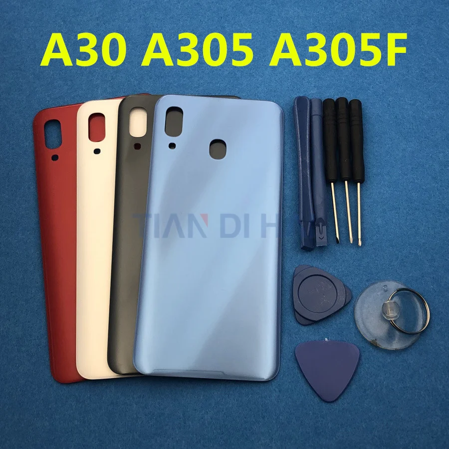 Корпус батарейного отсека чехол для samsung Galaxy A30 A305 A305F DS Крышка Запасные части +