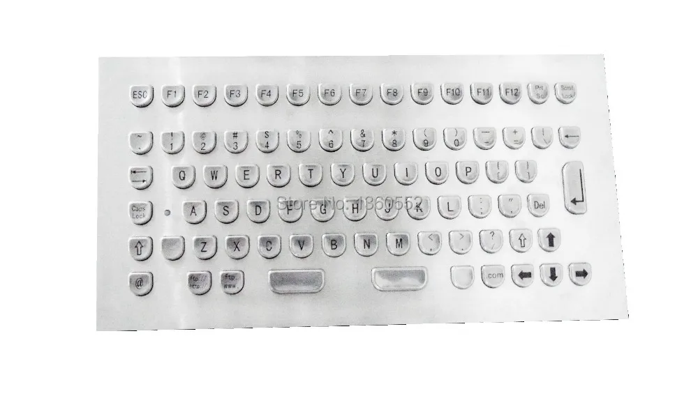 Компактная клавиатура с полным расположением панели из нержавеющей стали для