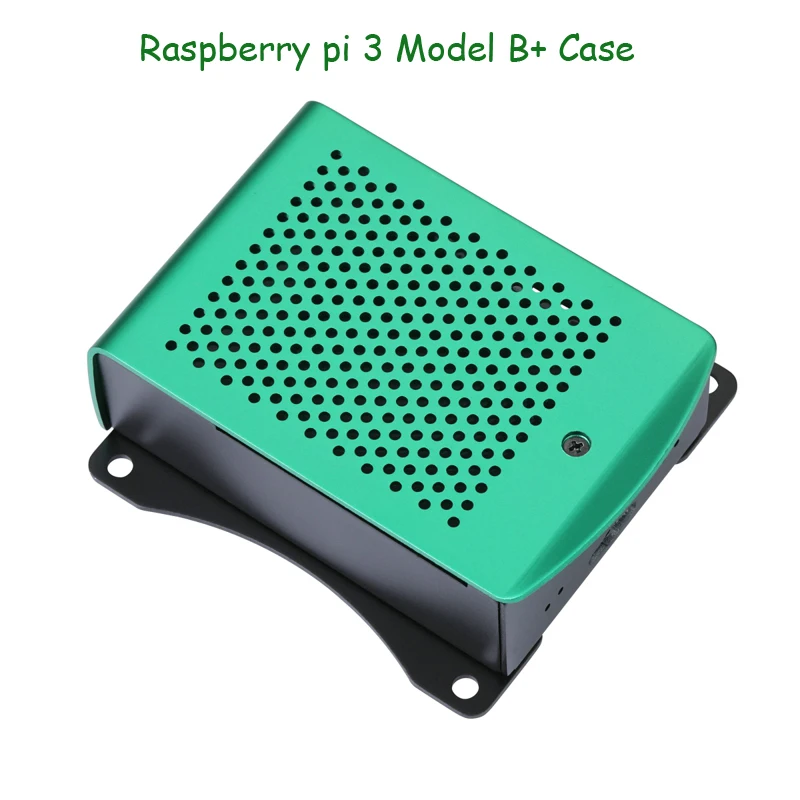 Новейший Raspberry Pi 3 Model B + (плюс) Алюминиевый корпус металлический зеленая коробка