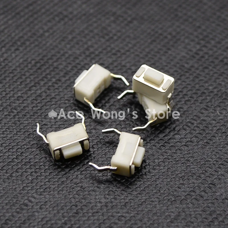 Тактильный Кнопочный микропереключатель 100 шт. 2Pin DIP 3x6x мм|switch momentary|switch micro switchswitch