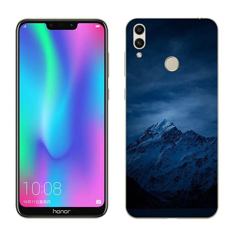 6.26&quot for Huawei Honor 8C Ultrathin Back Cover Soft Silicone Coque Clear TPU Focus Painted Phone Case | Мобильные телефоны и