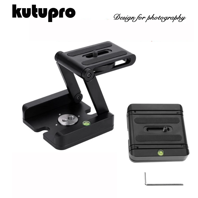 Головка штатива kutupro Z гибкая складная наклонная головка типа для Canon Nikon Sony DSLR
