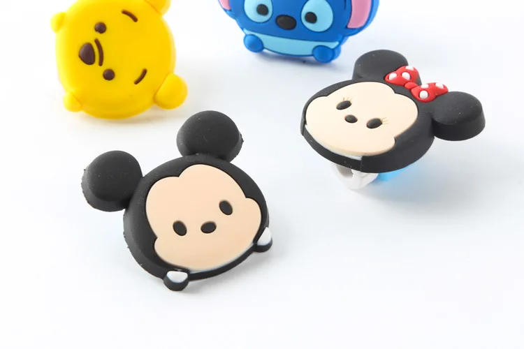 2017 новинка 100 шт./лот USB зарядное устройство кабель для передачи данных мультяшный