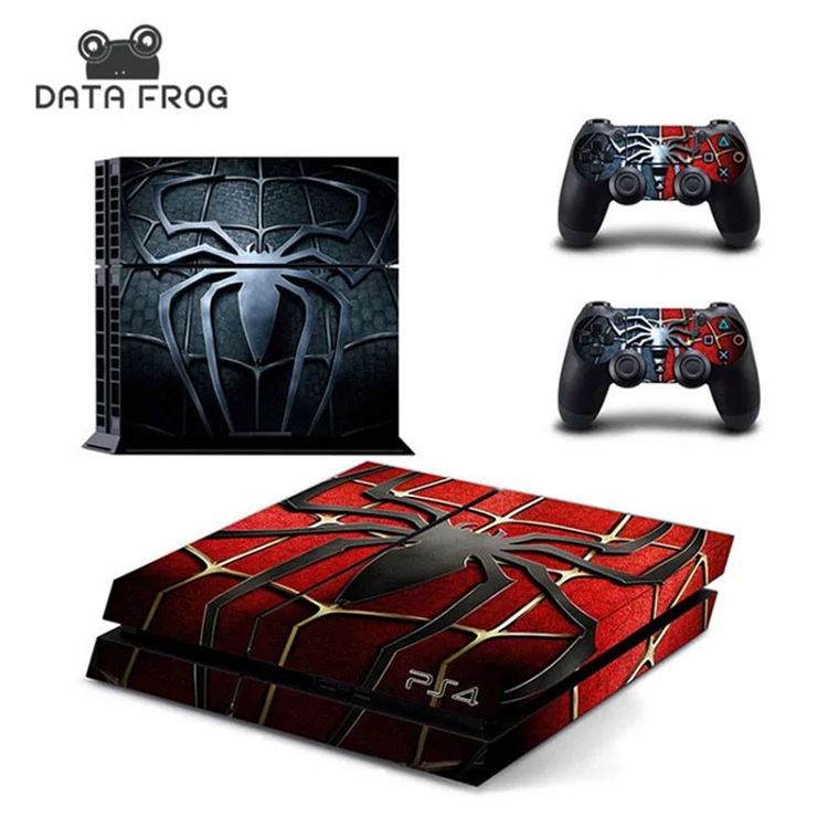 Данные лягушка Мода крутой Бэтмен паук для PS4 кожи Наклейка Обложка для sony PS4 playstation 4 консоли и 2 контроллера Скины