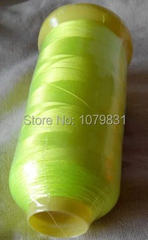 Бесплатная доставка яркий неоновый цвет вышивка нить для шитья 5000 м/конус