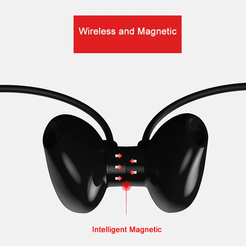 Lakukom Bluetooth наушники V4.2 Шейная повязка в ухо hi-fi-стереозвук iX спортивные мужские и