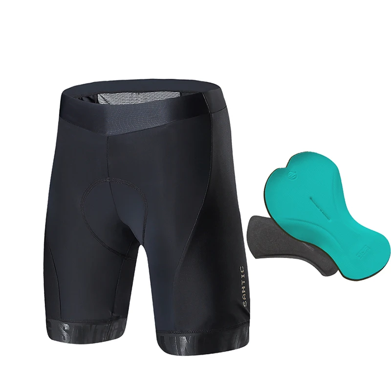 Santic мужские велосипедные шорты Coolmax 4D Pad противоударный MTB Ciclismo Hombre Team летняя одежда