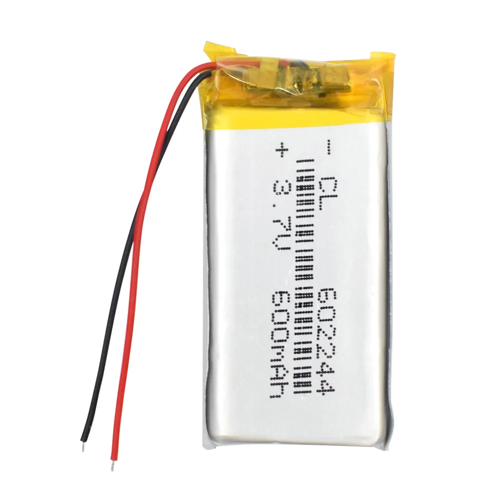 1/2/4 шт./лот 602244 мини литиевые батареи 3 7 v 600 mah литий полимерный аккумулятор замена
