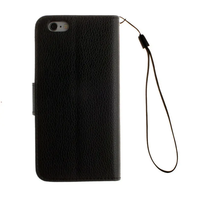 ZEALLION For iPhone 5S SE 5C 6S 7 8 Plus X Luxury Litchi Grain PU Leather Stand Wallet Flip Card Slots Cover Case | Мобильные