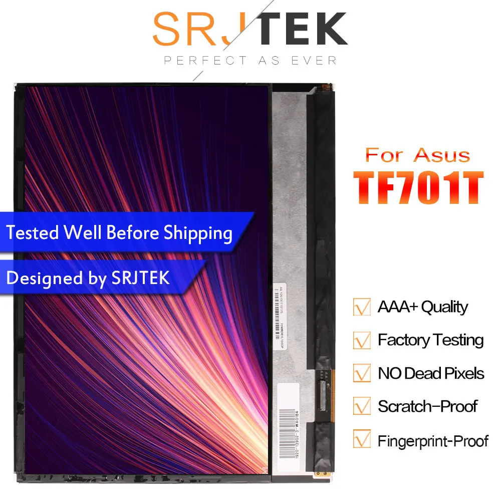 ЖК экран Srjtek 10 1 дюйма для ASUS TF701 TF701T LQ101R1SX03 дисплей внутренняя панель экрана