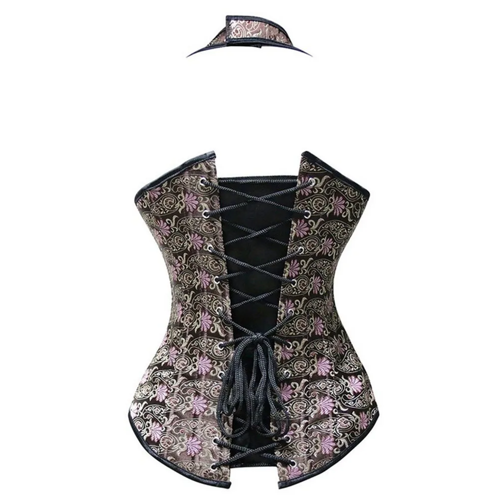 Женский винтажный корсет со шнуровкой для коррекции фигуры танцев|burlesque