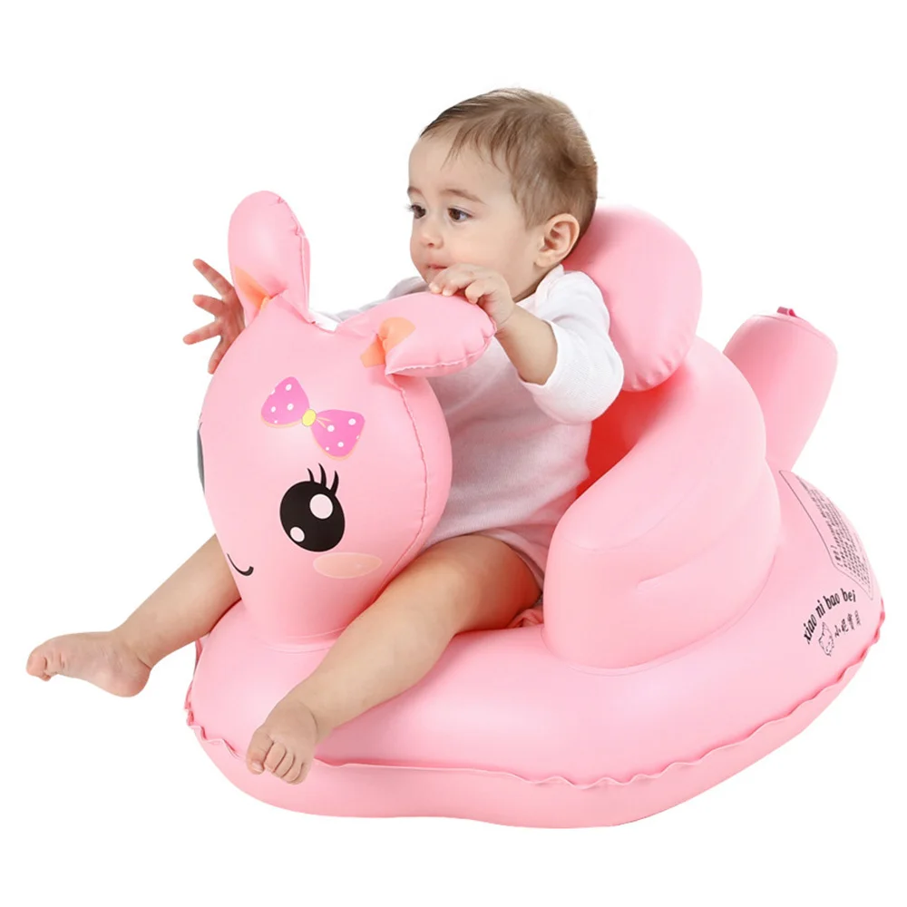 

Baby Inflatable Sofa Seat Multi-functional Seat BB Dinner Chair Portable baby Bath Stool Learning Chair