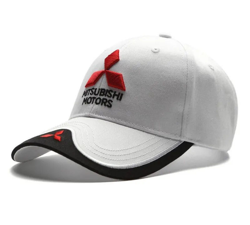 Новинка, 3D Кепка Mitsubishi, автомобильная Кепка с логотипом MOTO GP Racing F1, бейсбольная Регулируемая бейсбольная кепка, Повседневная Кепка для грузовика