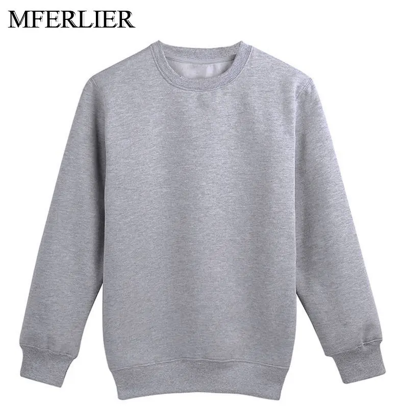 MFERLIER, Осень-зима, мужские толстовки, 4XL, 5XL, 6XL, вес 135 кг, большие размеры, мужские толстовки, плюс размер, Повседневная теплая одежда, 5 цветов