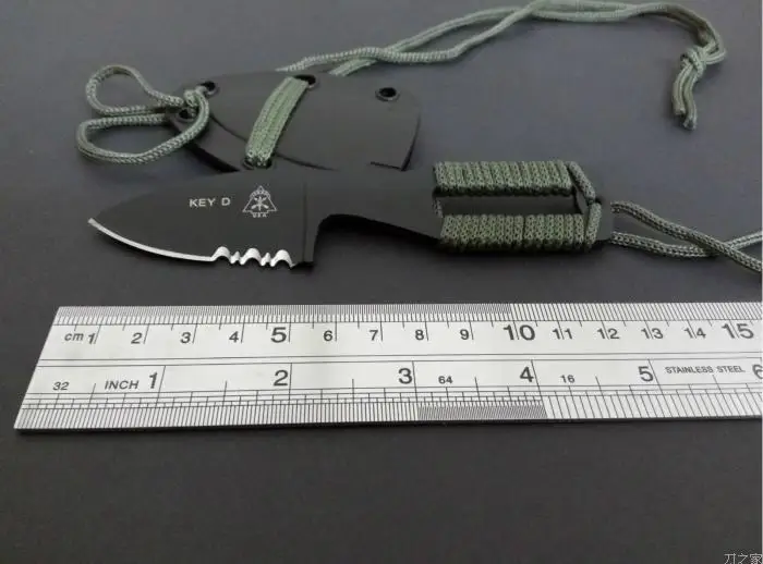 Мини нож для подводного плавания key d походный Карманный ножны из АБС пластика