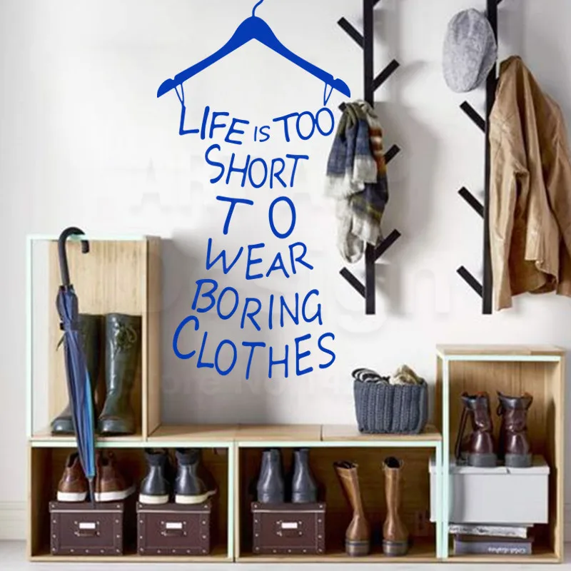 Художественный дизайн украшения дома дешевая виниловая вешалка для одежды с