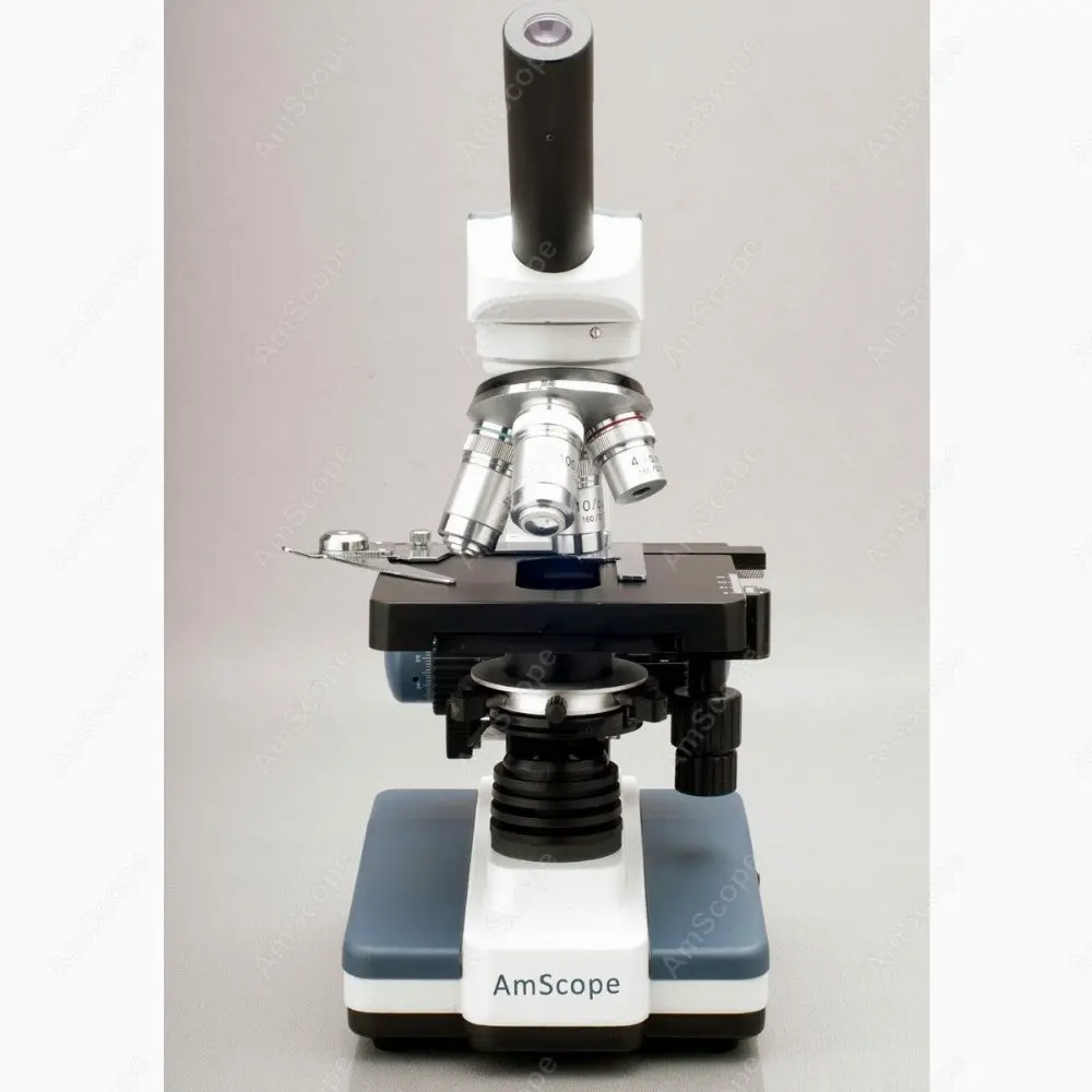 Цифровой композитный микроскоп принадлежности AmScope 40X 2000X лабораторный