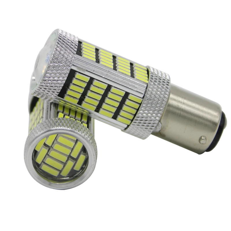 92smd LED For jeep renegade Bulbs Daytime Running Lights Modified special accessories PR21W BA15D 1157 2pcs | Автомобили и