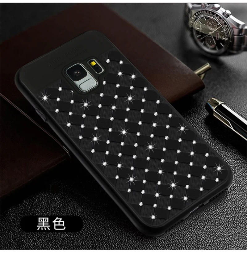 yonliantan litter diamond 3D coque cover case For Samsung galaxy s9 S 9 Plus S9Plus on Silicone luxury Silicon back Phone cases |