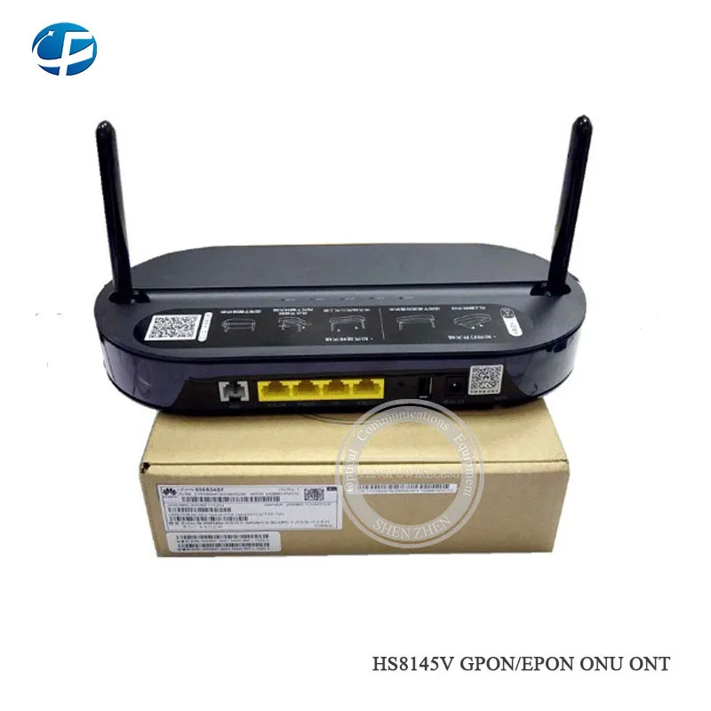 Горячая версия оригинальный Хуа Вэй 2 4G & 5G двухдиапазонный WI FI HS8145V EPON ONU ONT 4GE + 1Tel