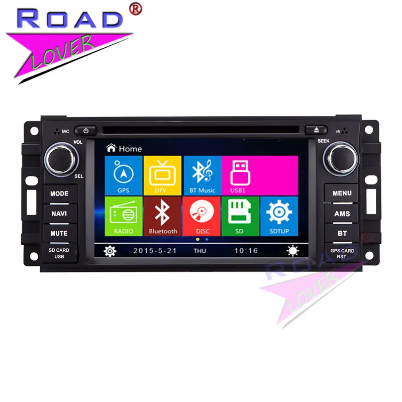 

TOPNAVI Wince 6.0 Two Din 6.2" Car Head Unit DVD Player Auto Radio For Jeep Commander/Wrangler Stereo GPS Navigation TFT
