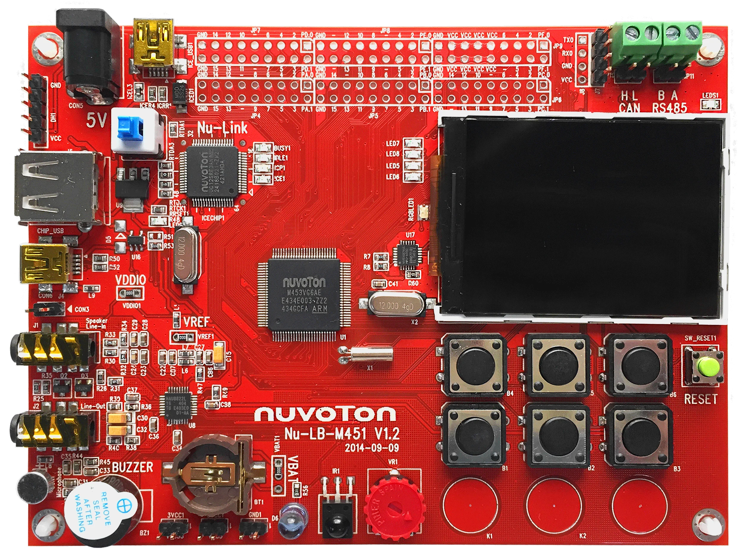 ARM Cortex-M одноchip машина Nu-LB-M451 обучения доска намотки | Электроника