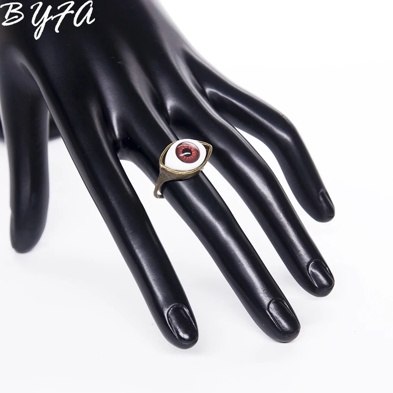 2 шт трендовые увеличенные кольца для мужчин и женщин на Хэллоуин ярко коричневые