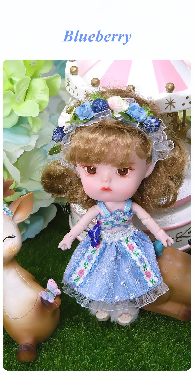 1/12 BJD кукла 26 шарнирное тело 14 см мини кукла DODO ob11 кукла с экипировкой обувь куклы с макияжем и коробкой Набор подарочных игрушек