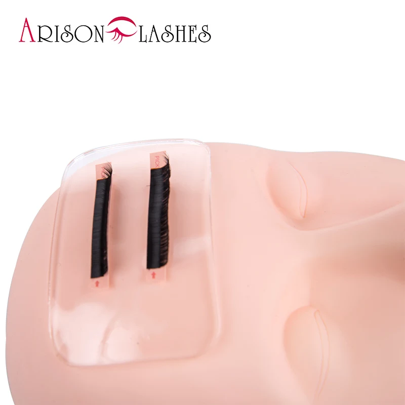 

Arison Lashes 1Pc Reuseable Eye Lashes Silicone Rectangle Pads Extension Stand flexible Make Loose Pallet