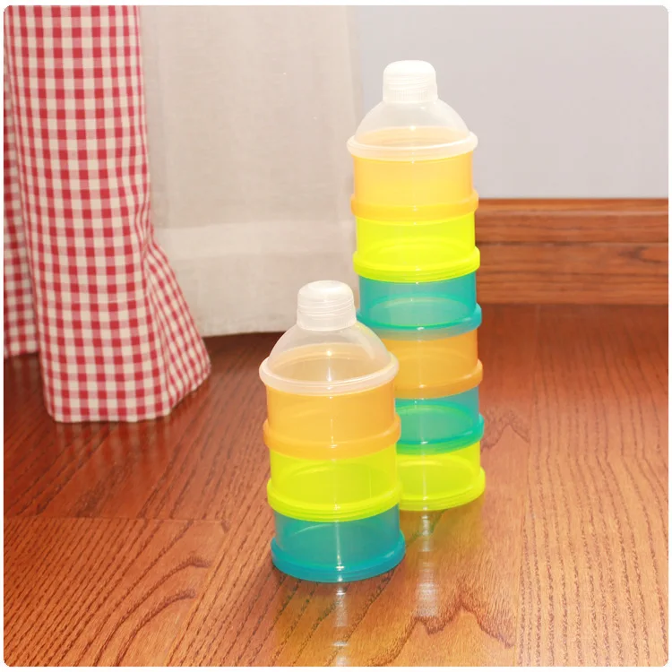 Удобный контейнер для детского питания чашки сухое молоко ящик хранения 3 Слои