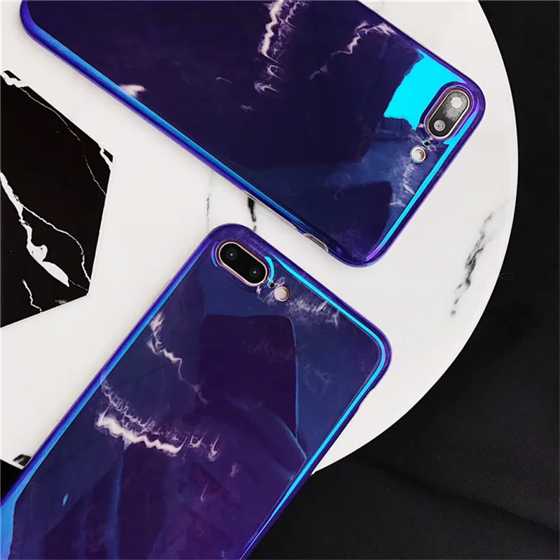 LANCASE Laser Cover For iPhone 6S Case Glitter Marble Soft TPU 6 Plus Silicone Shiny Glossy Capa | Мобильные телефоны и