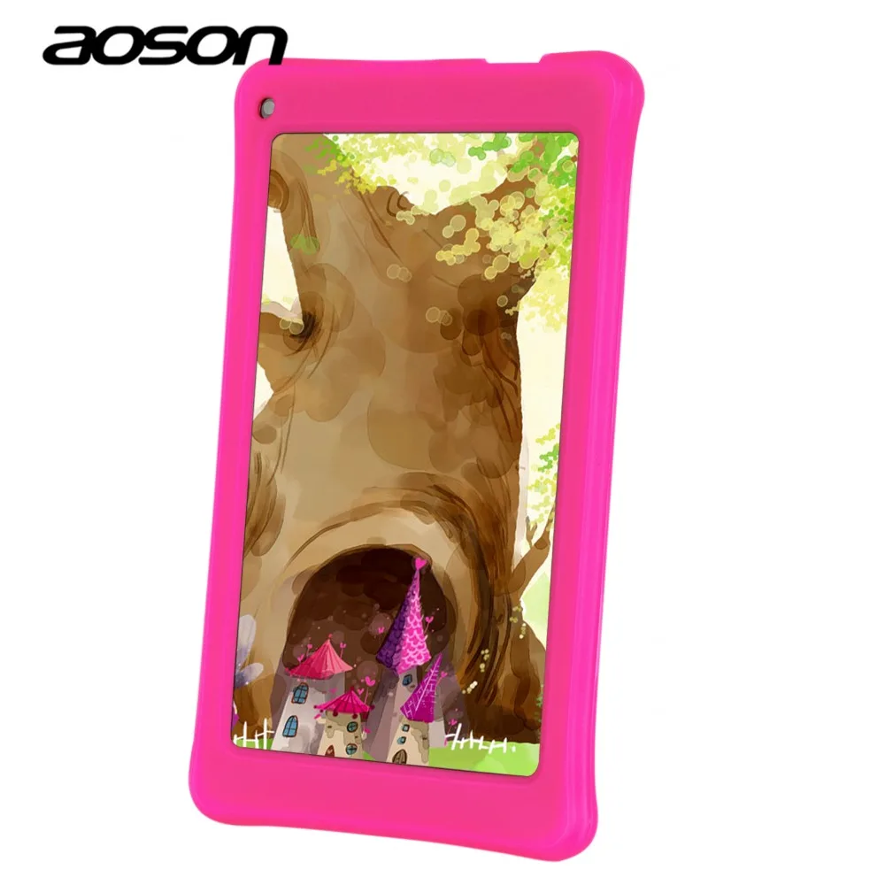 Best ребенок подарок 7 дюймов Aoson M751S-BS Планшеты PC 4 ядра Android 8 ГБ 1024*600 Dual Cam WI-FI Bluetooth fm