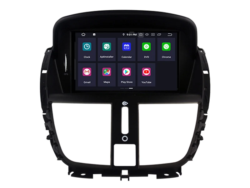 Android 9 0 автомобильный dvd плеер для PEUGEOT 207 207CC 2007 2014 gps навигация SAT NAV 2 Гб ram + 16 FLASH