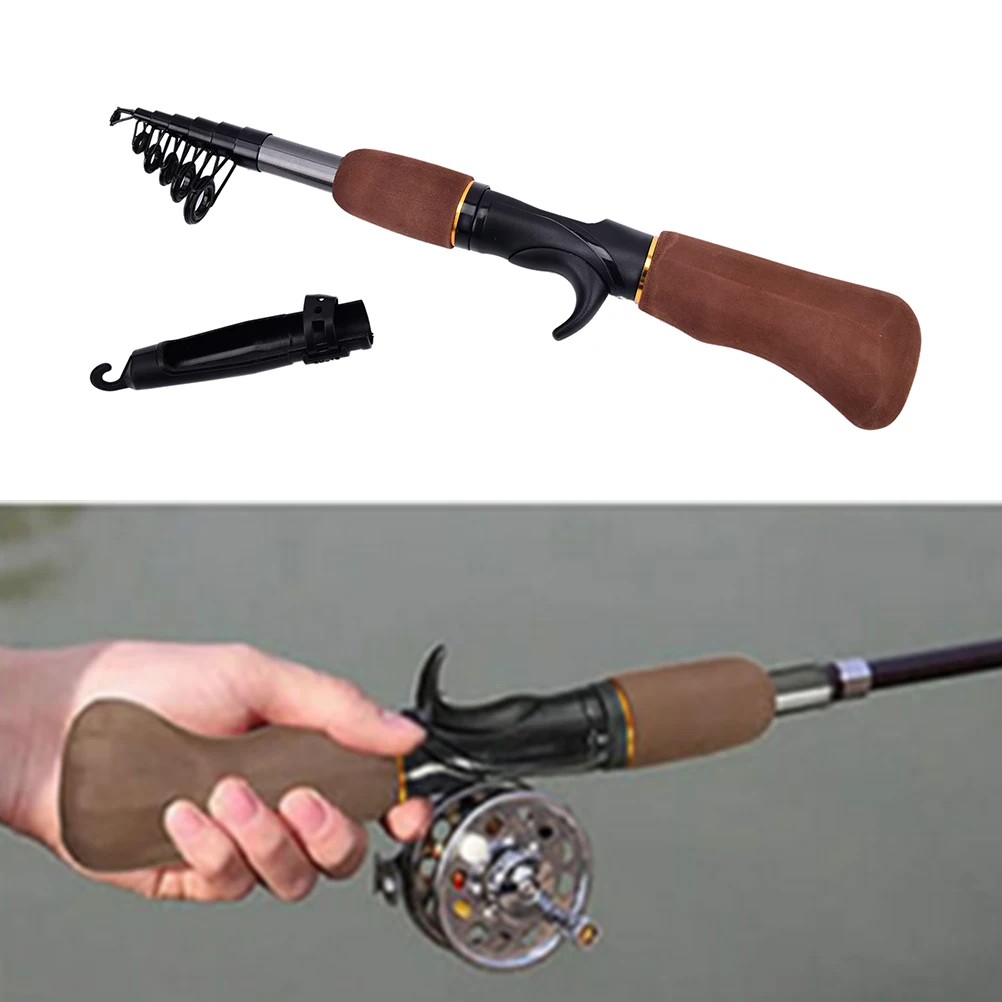 Телескопическая удочка из углеродного волокна длина 1 6 м секций|spinning pole|carbon fiber