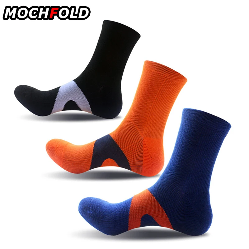 3 пар/лот Новинка Для мужчин Хлопковые носки модные хип-хоп красочные синий