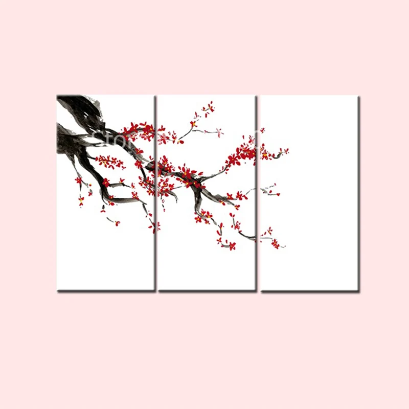 Drop Shipping 3 Pieces prints Flowers Nordic Decoration Wall Art Canvas Painting for Living Room Home Decor Frameless | Дом и сад