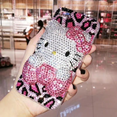 Для iphone XS Bling 3D Кристалл KT Кабошон DIY чехол для телефона для iphone XR Xs max X 6 7 8 plus Роскошный чехол - Цвет: only case