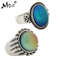 2pcs vintage ring set of rings on fingers mood ring that changes color wedding rings of strength for women men jewelry rs009 043