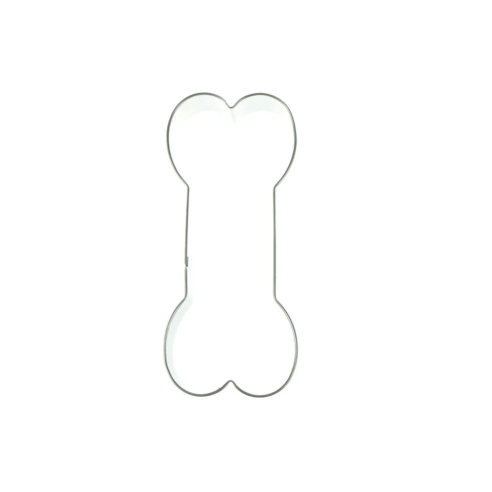 DIY bake Cake Mold 3pcs Dog Bone Shaped Stainless Steel Cookie Cutter Set Pastry Biscuit Mould Stamps | Дом и сад