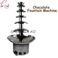 commercial stainless steel 6 layer chocolate fountain machine diy chocolate hot pot chocolate flying machine 110220v 1pc