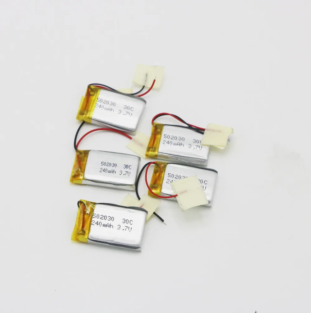 5 шт./лот 3 7 v 240mAh LiPo батарея SH 6020 Mini 3CH вертолет|sh 6020|3.7v 240mah lipo battery3.7v |