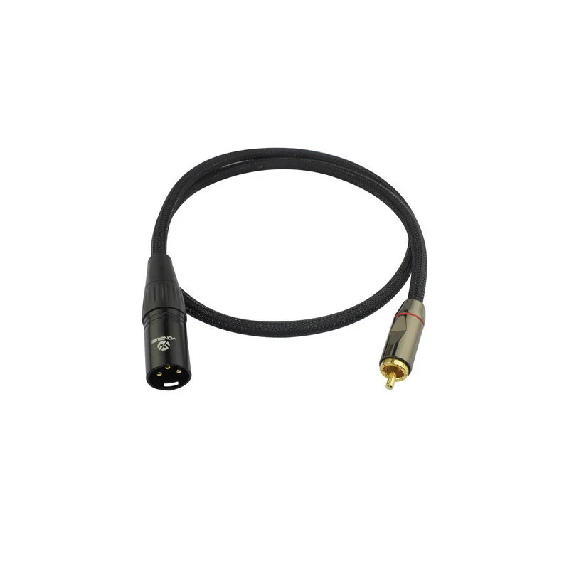 WinAqum RCA Jack для XLR Male M/M Audio Cabel с двойным переходником 3PIN Speaker Line|Кабели VGA| |