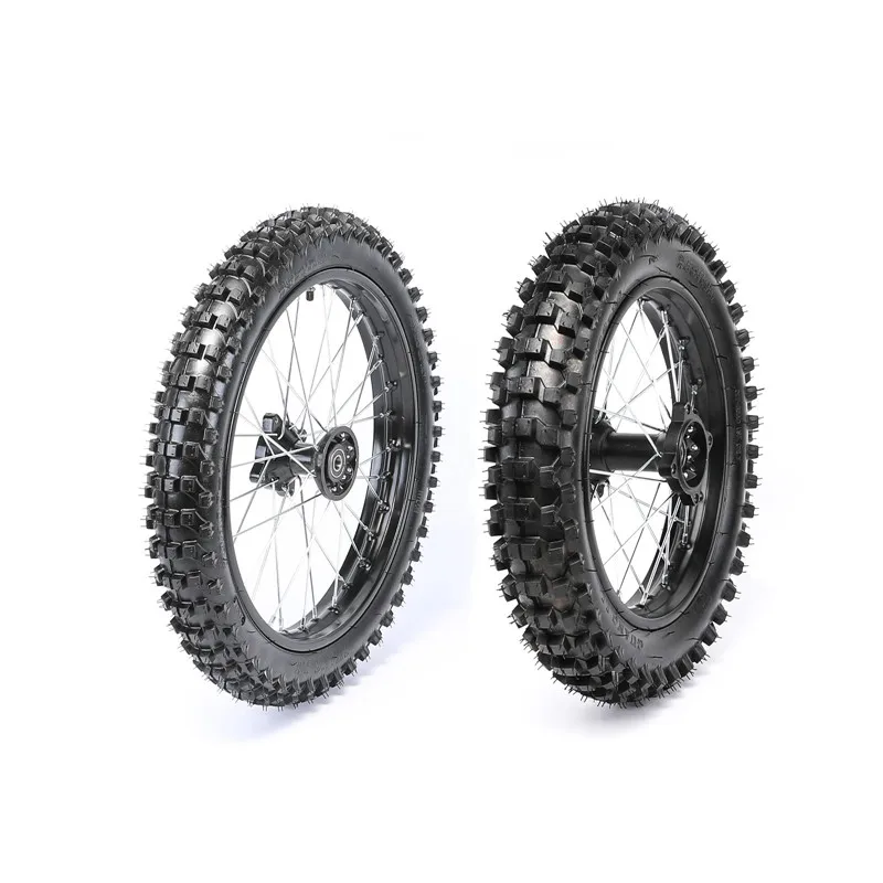 2x R N F Wheel TDPRO Новинка 15 мм ось передняя 70x100-17+ Задняя 90x100-14 колеса обода шины 1,85*14 для грязи велосипед/питбайк 160cc CRF70 110 TTR100 - Цвет: 2x R N F Wheel