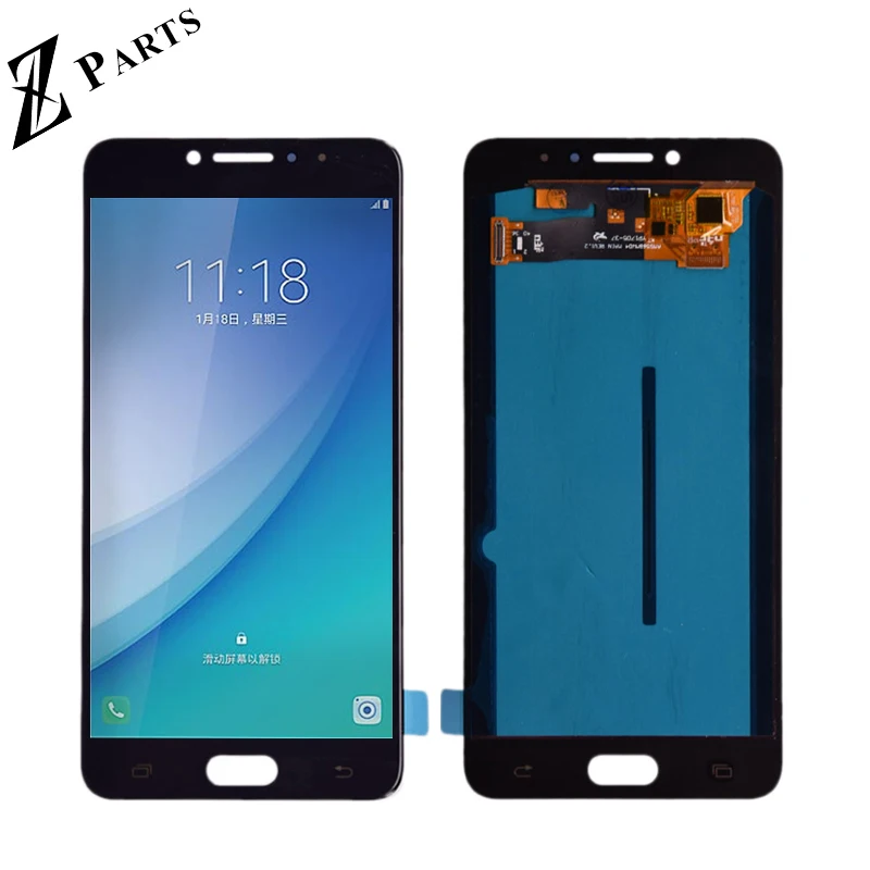 

ЖК-дисплей Super Amoled для Samsung Galaxy C7 pro C7010, ЖК-дисплей с сенсорным экраном и дигитайзером в сборе, бесплатная доставка