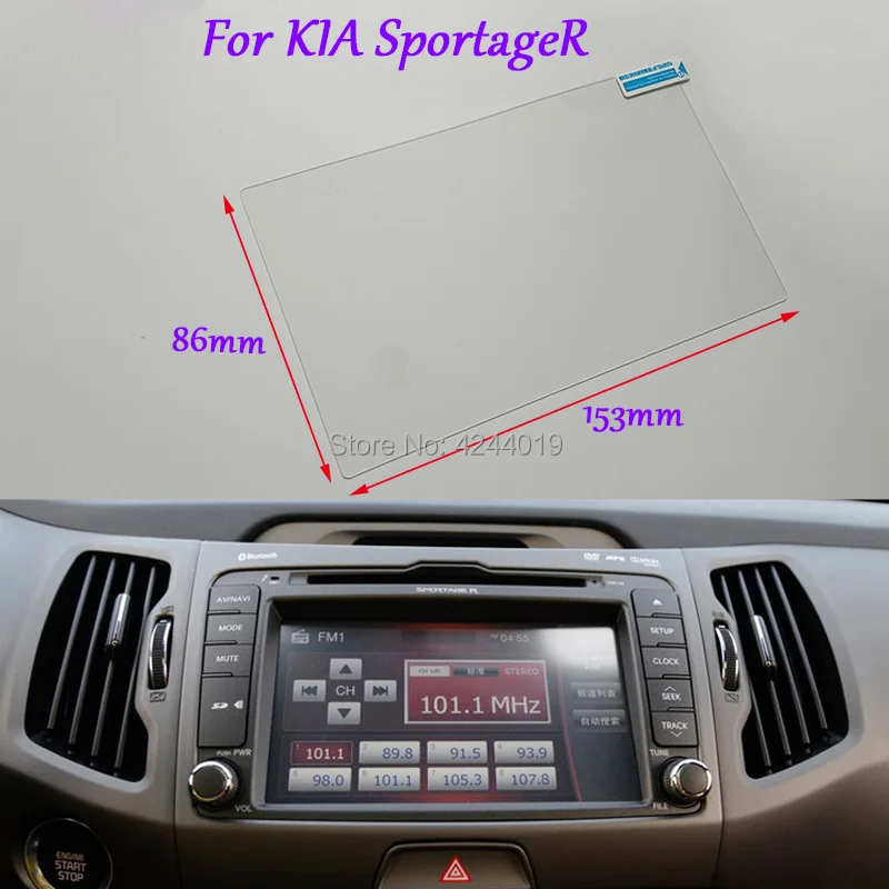 Стеклянная защитная пленка Tommia для KIA Sportage R Стайлинг автомобиля gps навигация