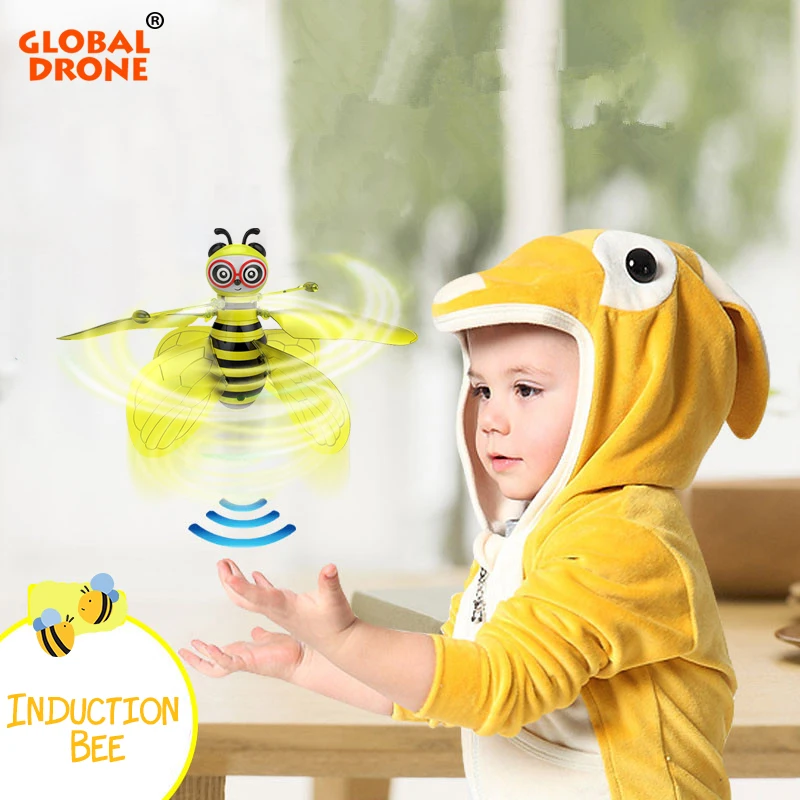 Радиоуправляемый мини Дрон с ручным управлением индукционный ПЭ НЛО для детей