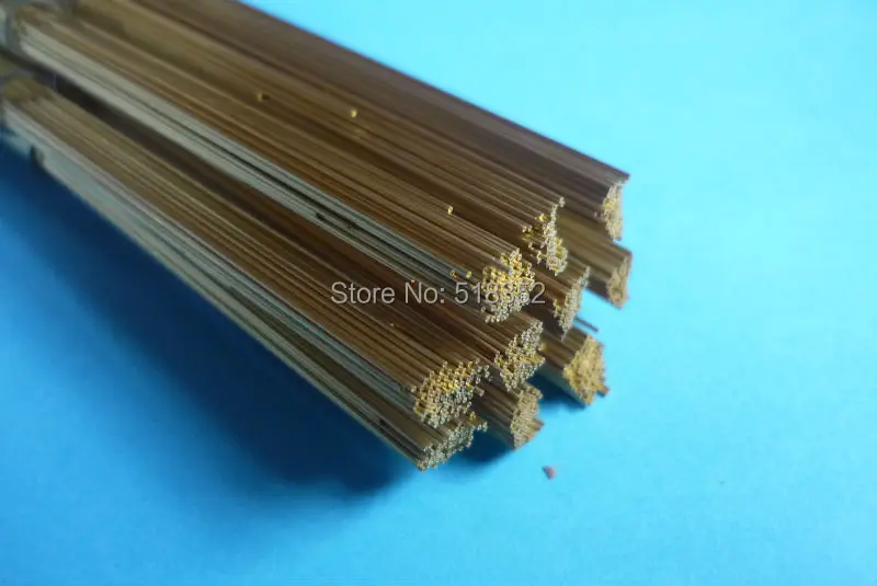 

1.6mmx400mm Ziyang Brass Electrode Tube for EDM Drilling Machines Single Hole